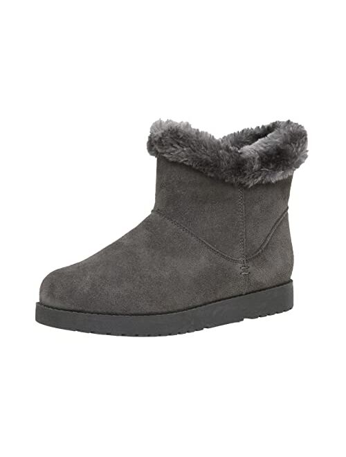 CUSHIONAIRE Women's Hethrow Genuine Suede pull on boot +Memory Foam & Wide Widths Available