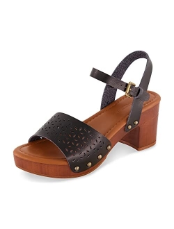 Women's Shea Faux Wood Sandal  Comfort Foam & LiteSole Technology, Wide Widths Available