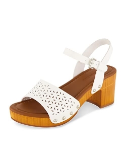 Women's Shea Faux Wood Sandal  Comfort Foam & LiteSole Technology, Wide Widths Available