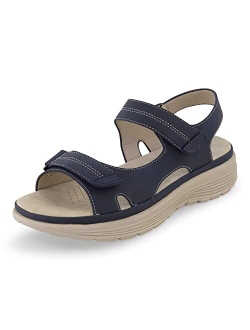 Women's Magee comfort footbed outdoor sandal with adjustable strap and  Memory Foam, Wide Widths Available