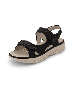 Women's Magee comfort footbed outdoor sandal with adjustable strap and  Memory Foam, Wide Widths Available