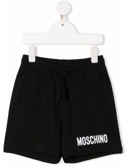 Kids logo-print shorts