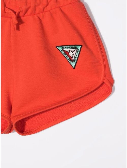 Marcelo Burlon County of Milan logo drawstring shorts