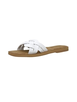 Women's Winnie woven slide Sandal  Comfort Foam