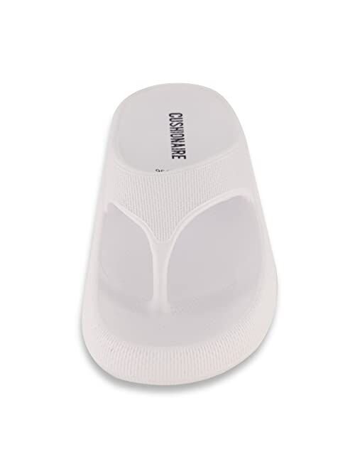 CUSHIONAIRE Women's Fling recovery cloud pool slides sandal with +Comfort