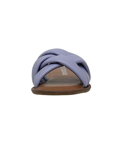 CUSHIONAIRE Women's Farah slide sandal +Memory Foam