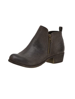 Women's Dolly Bootie with Memory Foam  Wide Width Available, Brindle 8 W