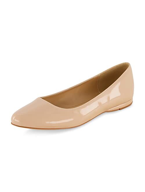 CUSHIONAIRE Women's Francie Flat with +Comfort Foam and Wide Widths Available