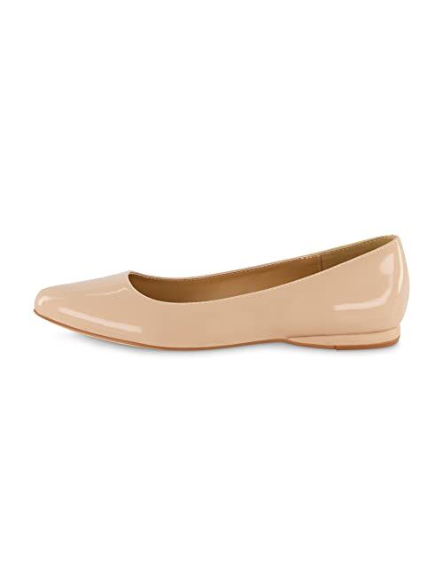 CUSHIONAIRE Women's Francie Flat with +Comfort Foam and Wide Widths Available