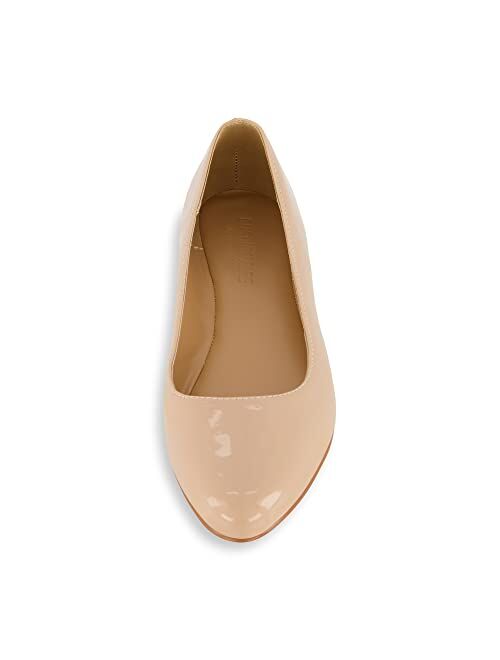 CUSHIONAIRE Women's Francie Flat with +Comfort Foam and Wide Widths Available