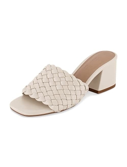 Women's Tasha woven heel sandal  Memory Foam