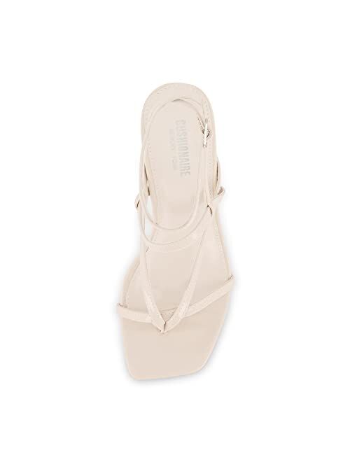 CUSHIONAIRE Women's Belmondo dress sandals +Memory Foam, Wide Widths Available