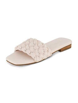 Women's Fez woven slide sandal  Memory Foam, Wide Widths Available