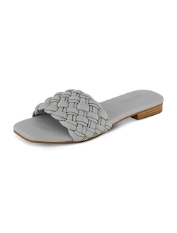 Women's Fez woven slide sandal  Memory Foam, Wide Widths Available