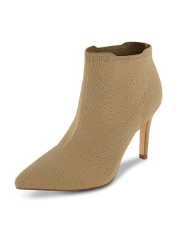 Women's Genie Stretch Knit Heel Bootie  Memory Foam padding, Wide Widths Available