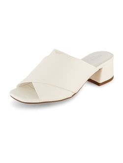 Garland cross band block heel sandal  Memory Foam, Wide Widths Available