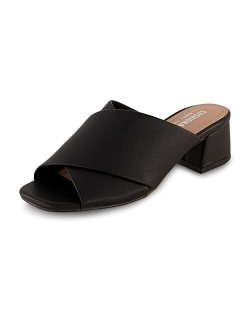 Garland cross band block heel sandal  Memory Foam, Wide Widths Available