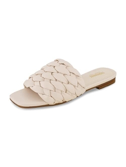 Women's Aramis woven slide sandal  Memory Foam, Wide Widths Available