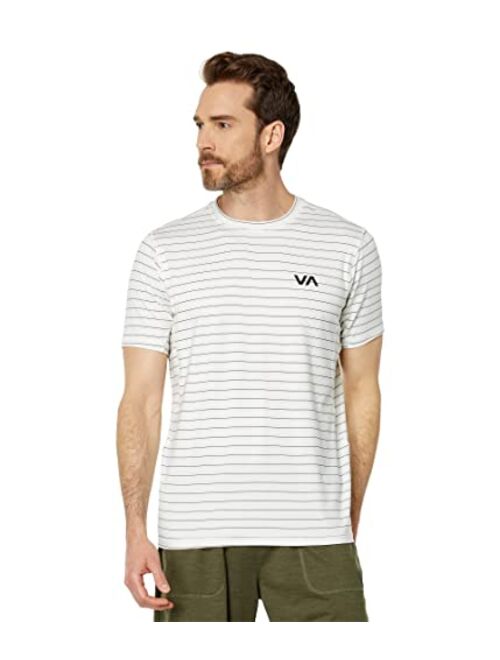 RVCA Sport Vent Stripe Short Sleeve Tee