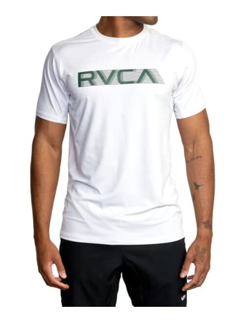 RVCA Sport Vent Stripe Short Sleeve Tee