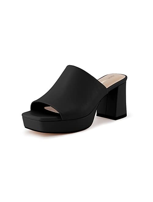 CUSHIONAIRE Women's Cupid platform dress sandal +Memory Foam and Wide Widths Available