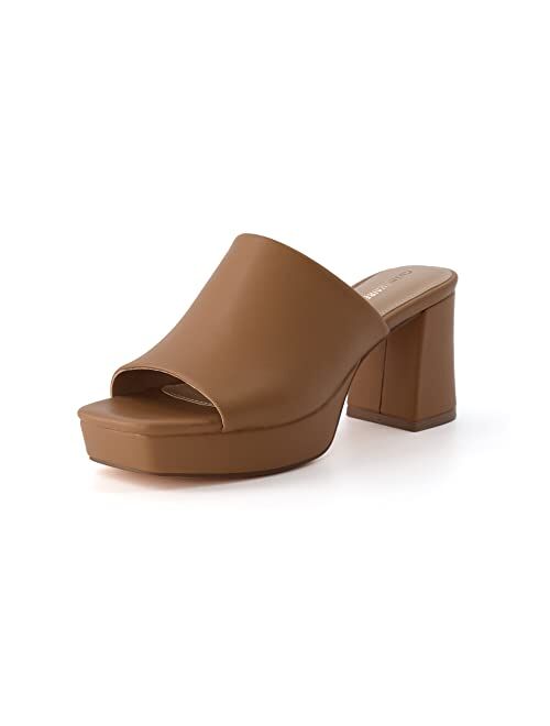 CUSHIONAIRE Women's Cupid platform dress sandal +Memory Foam and Wide Widths Available