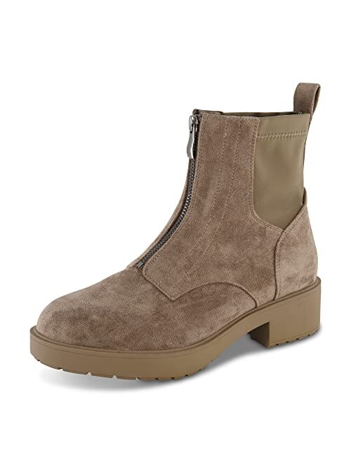 CUSHIONAIRE Women's Hackett zipper boot +Memory Foam, Wide Widths Available