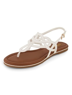 Women's Judit flat sandal  Comfort Foam, Wide Widths Available