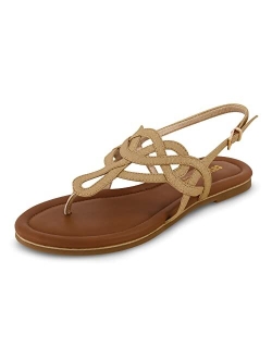 Women's Judit flat sandal  Comfort Foam, Wide Widths Available