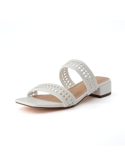 Women's Norma low block heel sandal  Memory Foam and Wide Widths Available