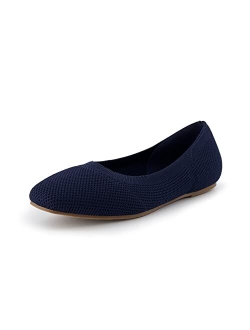 Women's Selfie Knit Flat with  Memory Foam and Wide Widths Available