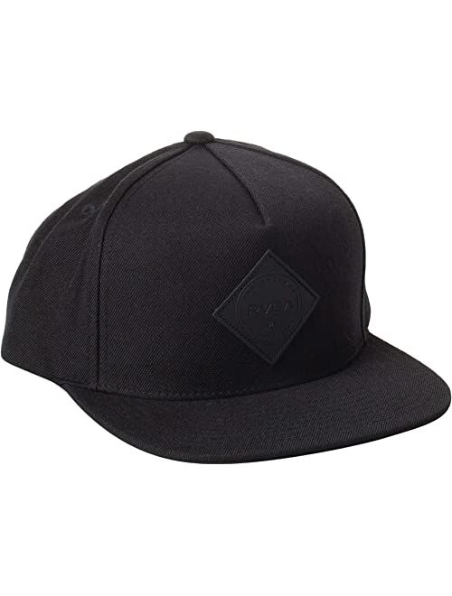 RVCA Men's Adjustable Snapback Straight Brim Hat