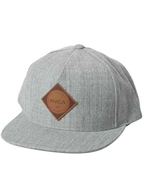 RVCA Men's Adjustable Snapback Straight Brim Hat