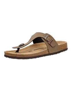 Men's Leah Cork footbed Sandal with  Comfort