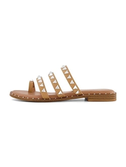 Women's Tabitha Studded toe thong sandal with Memory Foam