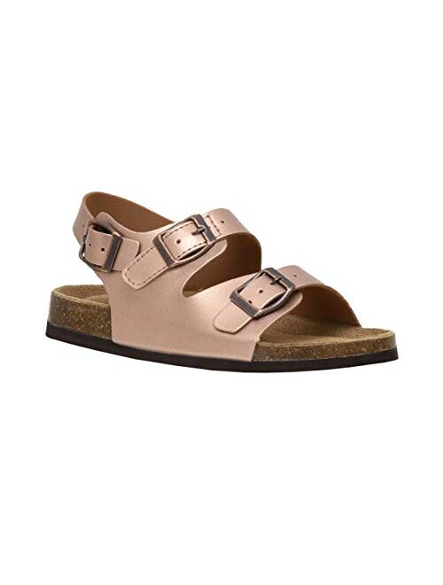 CUSHIONAIRE Kid's Liana JR Cork footbed Sandal with +Comfort