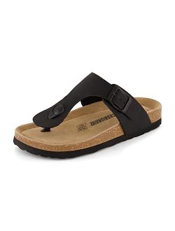 Kid's Leah JR Cork footbed Sandal with  Comfort