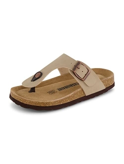 Kid's Leah JR Cork footbed Sandal with  Comfort