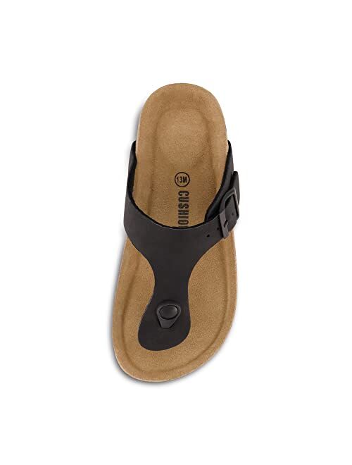 CUSHIONAIRE Kid's Leah JR Cork footbed Sandal with +Comfort