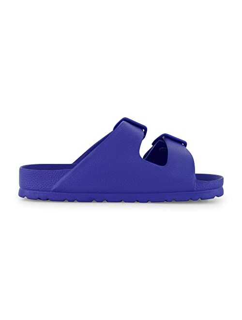 CUSHIONAIRE Kid's Elane-K EVA slide sandal with +Comfort