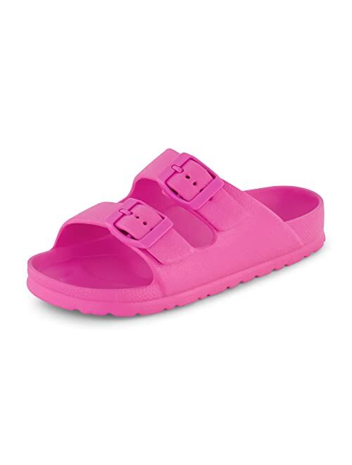 CUSHIONAIRE Kid's Elane-K EVA slide sandal with +Comfort