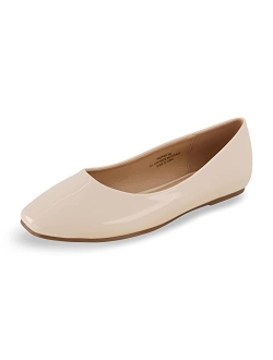 Women's Skipper Flat with  Memory Foam, Wide Widths Available