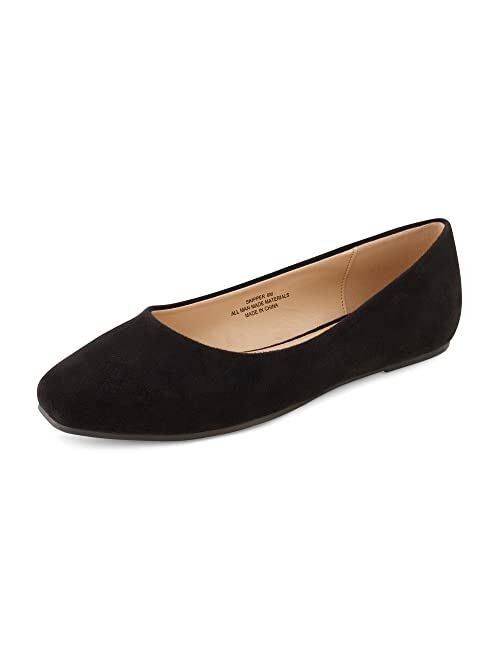 CUSHIONAIRE Women's Skipper Flat with +Memory Foam, Wide Widths Available