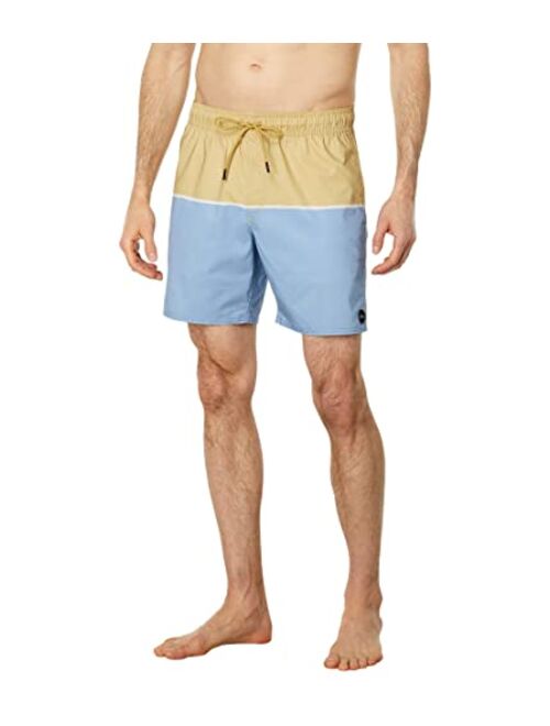 RVCA VA Pigment Print 17" Elastic Trunks