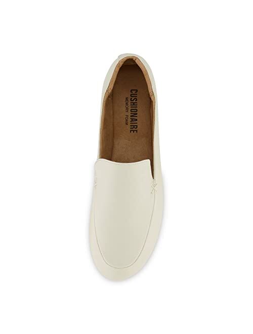 CUSHIONAIRE Women's Margo comfort flat with +Memory Foam, Wide Widths Available