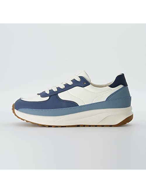 CUSHIONAIRE Women's Score lace up Sneaker +Comfort Foam, Wide Widths Available