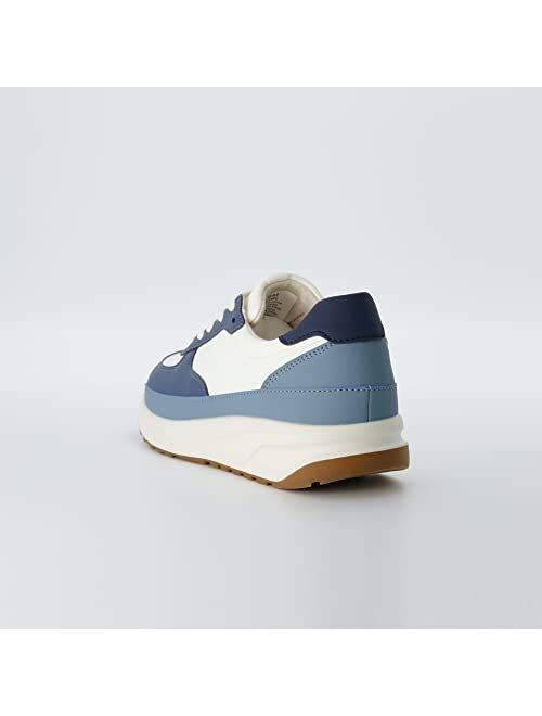 CUSHIONAIRE Women's Score lace up Sneaker +Comfort Foam, Wide Widths Available