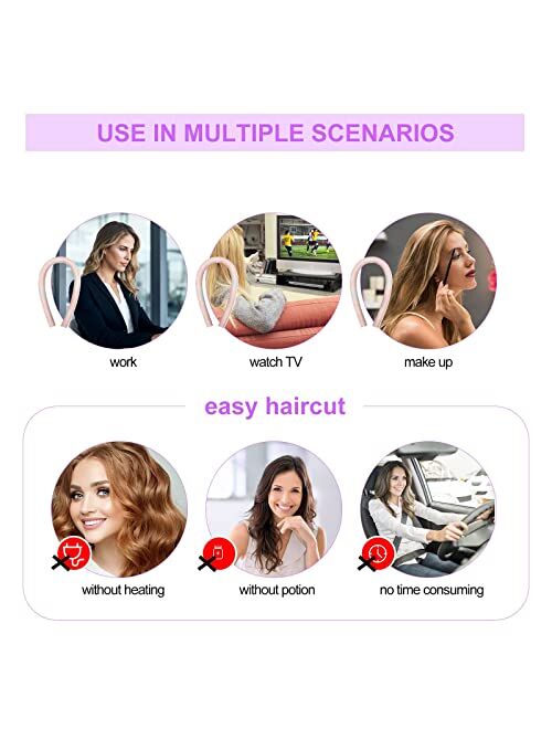 Iyut Satin Heatless Hair Curler Set,Hair Curlers to Sleep In,Heatless Curling Rod Headband,Soft Foam Heatless Curls with Hair Roller Clips and Scrunchies,No Heat Overnigh