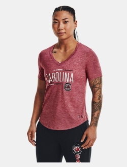 Women's UA Breezy Collegiate V-Neck T-Shirt