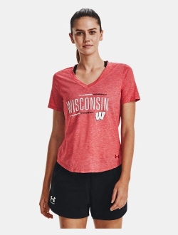 Women's UA Breezy Collegiate V-Neck T-Shirt